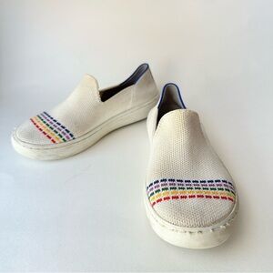 Rothy’s The Kid Sneaker in Rainbow Crème